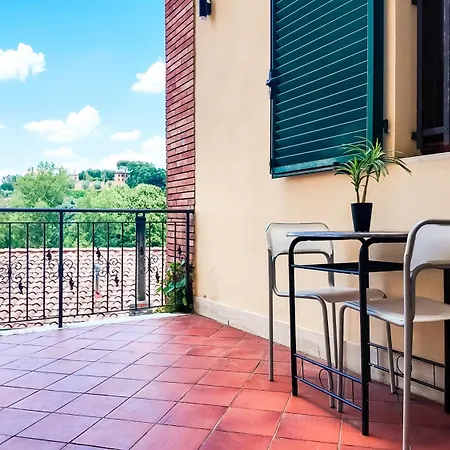 Casa Moderna Con Parcheggio Privato - Ztl Free - Terrazza - Wi-fi סיינה